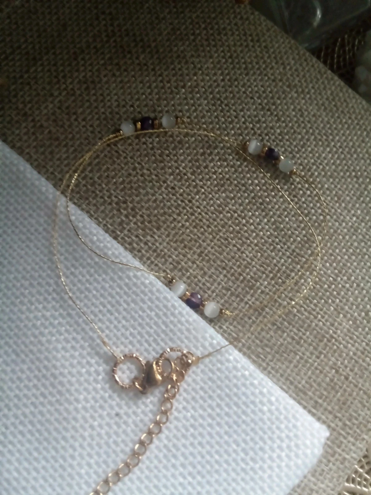 Collier fin en pierres naturelles – photo 4